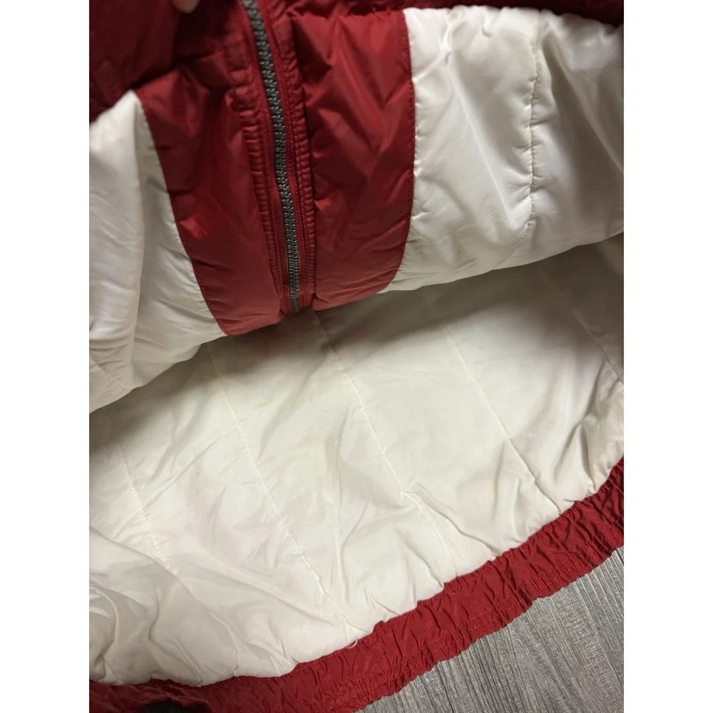 Vintage 90s Adidas Reversible Red Gray Full Zip Up‎ Jacket Men's Size 2xl